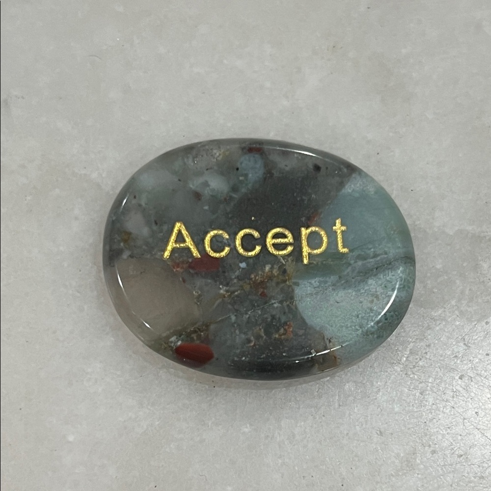 Inspirational Stone Set with Gold Lettering - Picture 2 of 4